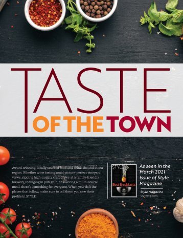 Taste of the Town Stand Alone-March 2021