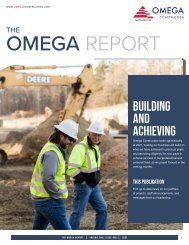 The Omega Report, Volume 2, Issue 1  2021