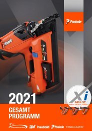 Paslode Gesamtprogramm 2021