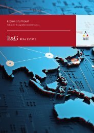 E & G Real Estate: Marktbericht Industrie & Logistik Region Stuttgart 2021