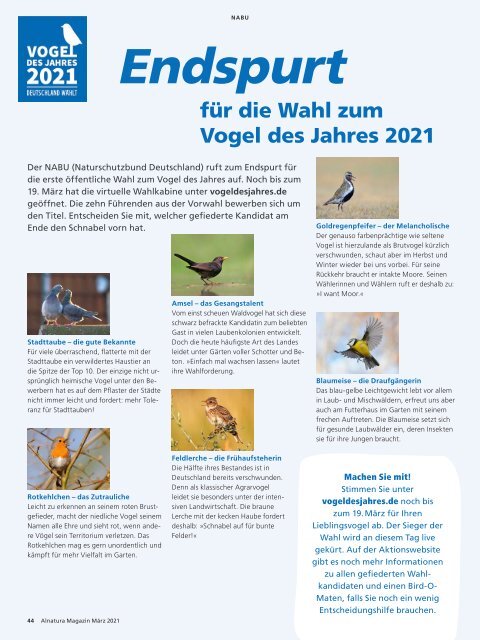 Alnatura Magazin März 2021