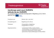 handlungsspielraum (Theater Magdeburg) - EU Service-Agentur