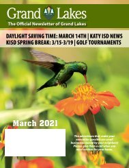 Grand Lakes March 2021