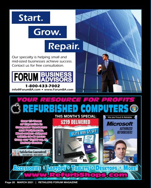 Retailers Forum Magazine March 2021 EMAG