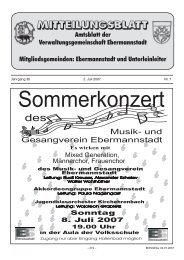 Musik- und Gesangverein Ebermannstadt - Unterleinleiter