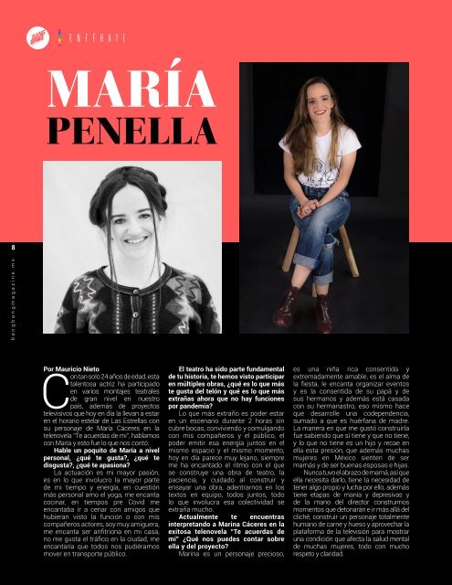 BangBang Magazine Marzo 2021 / Paty Cantú /  EL PODER DE MI VOZ