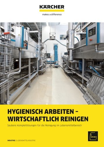 HYGIENISCH ARBEITEN – WIRTSCHAFTLICH REINIGEN.
