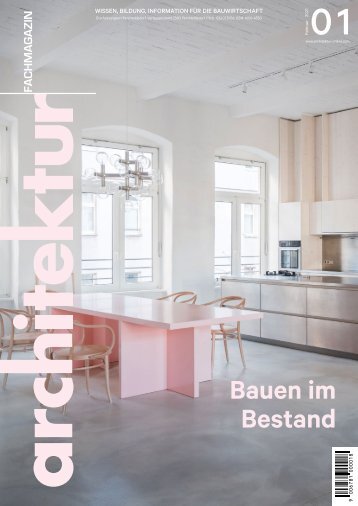  architektur Fachmagazin Ausgabe 1 2021