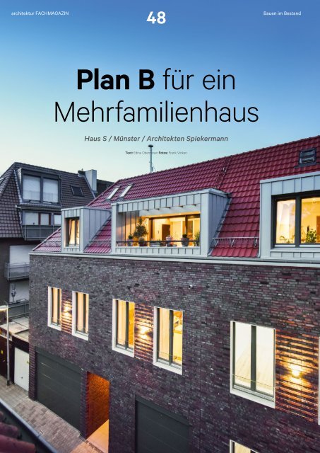  architektur Fachmagazin Ausgabe 1 2021