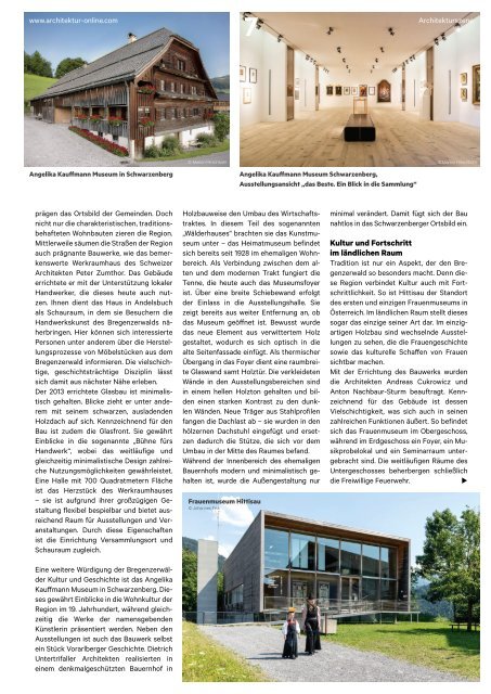  architektur Fachmagazin Ausgabe 1 2021