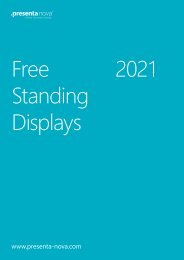 Free Standing Displays Presenta Nova 2021