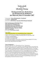 Marktgemeinderates Buchenberg im Sitzungssaal des Rathauses ...