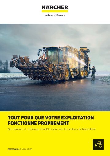 TOUT POUR QUE VOTRE EXPLOITATION FONCTIONNE PROPREMENT