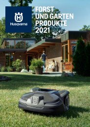 Forst und Gartenprodukte Katalog Husqvarna 2021