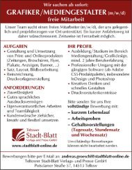 Bürgerinformation Stahnsdorf 2021