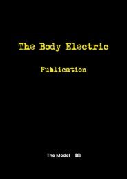The Body Electric - Publication