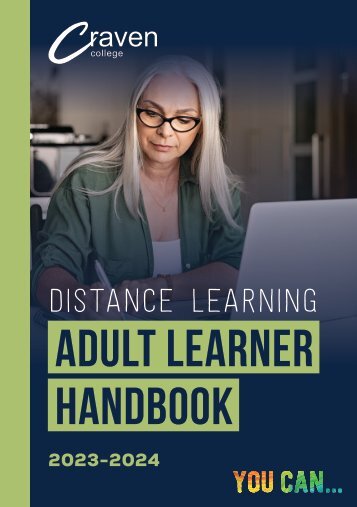 Distance Learning - Adult Learner Handbook 23-24