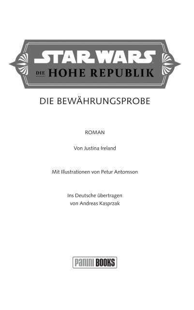 Star Wars Die Hohe Republik Die Bewahrungsprobe Leseprobe Ydswhrj001