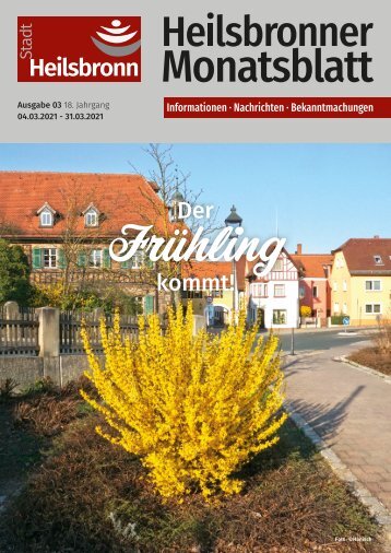 Monatsblatt Heilsbronn - März 2021