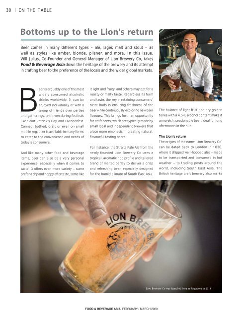 Food & Beverage Asia February/March 2020