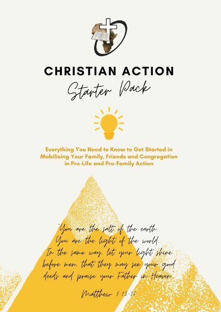 Christian Action Starter Pack 2021