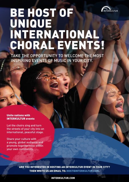 COUNCIL TALK 01/2021 - The digital magazine of the World Choir Council