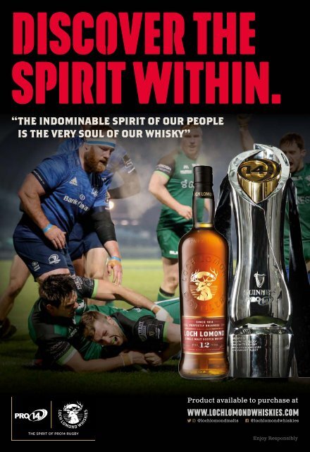  Munster Rugby v Connacht Rugby Match Programme