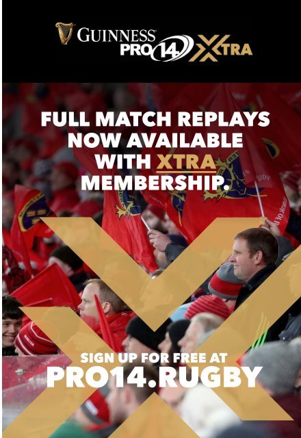  Munster Rugby v Connacht Rugby Match Programme