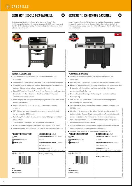 Weber Grill-Katalog 2021