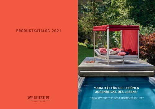 Weishäupl Gartenmöbel Produktkatalog 2021