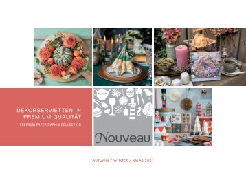 NOUVEAU paper napkins - Autumn/Winte/Xmas 2021