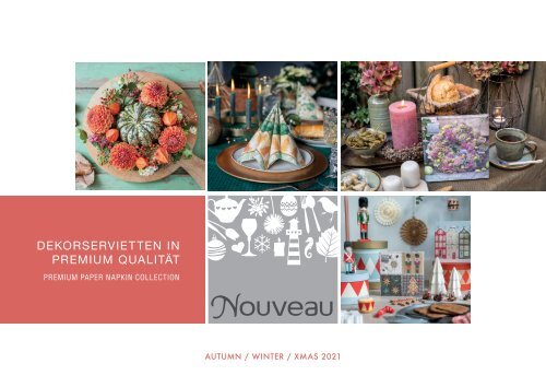 NOUVEAU paper napkins - Autumn/Winte/Xmas 2021