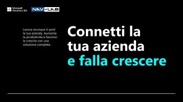 Connetti la tua azienda e falla crescere - NAV-lab