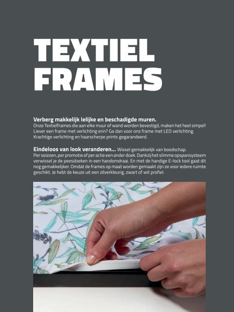 DECOWALL - bedrukte textielframes en wandbekleding 