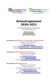 Bernardusscholen 2020-2021-schoolreglement