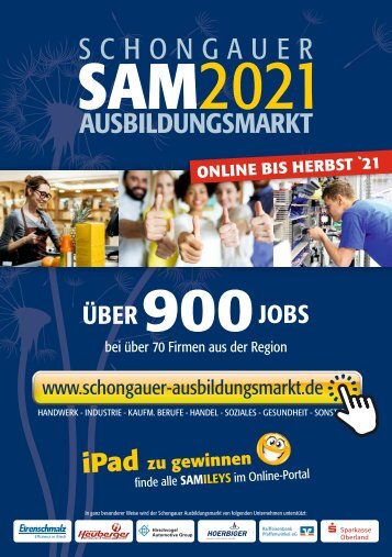 SAM2021 - Schongauer Ausbildungsmarkt - Infobroschüre 