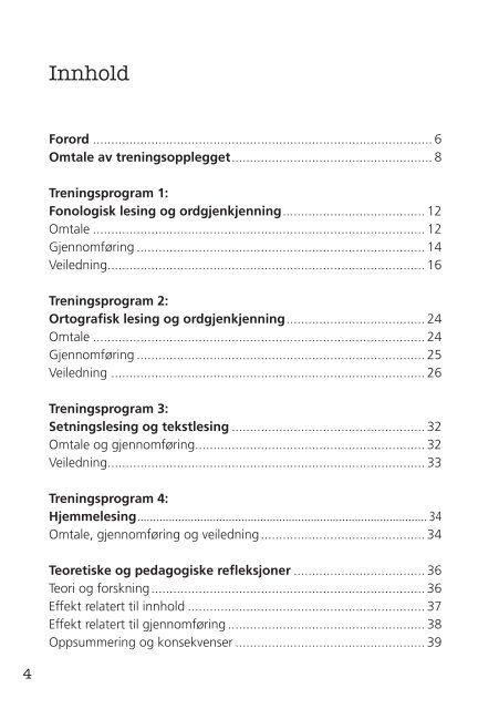 Lesetrening for svake lesere