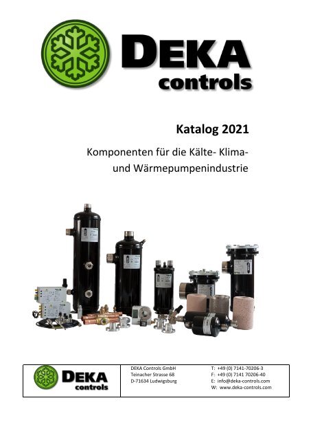 DEKA-Controls Katalog 2021