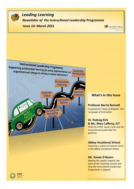 Instructional Leadership Newsletter - Issue 14