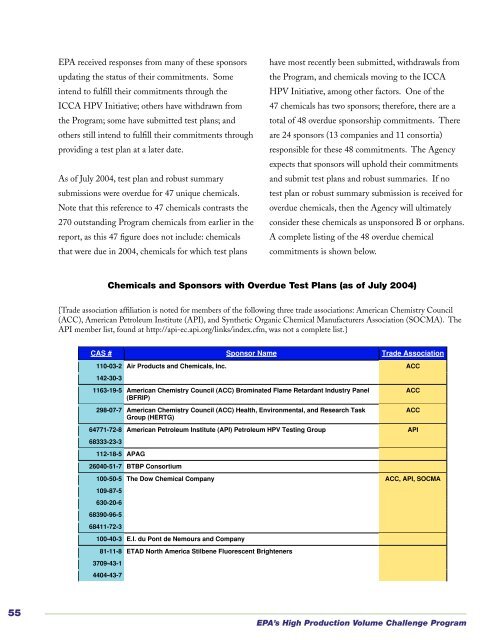 Status and Future Directions of the - US Environmental Protection ...