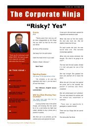 Risky? Yes - The Corporate Ninja