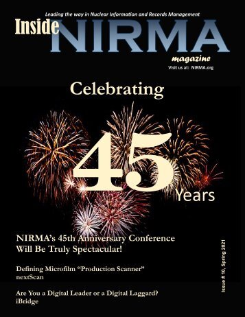 Inside NIRMA Spring 2021 