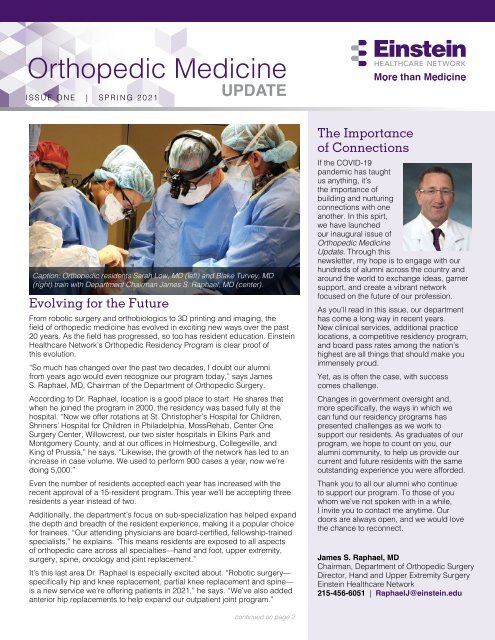 Einstein robotic best sale surgery
