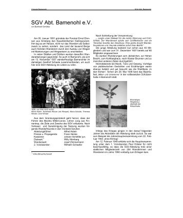 SGV Abt. Bamenohl e.V.