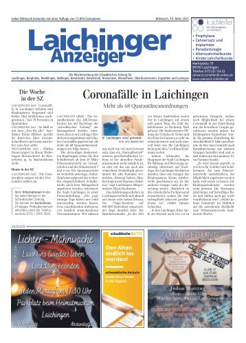 Laichinger Anzeiger 10.03.2021