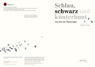 Leseprobe: Schlau, schwarz und kunterbunt - Xenia Joss