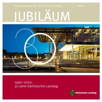 JUBILÄUM: 30 Jahre Landtag