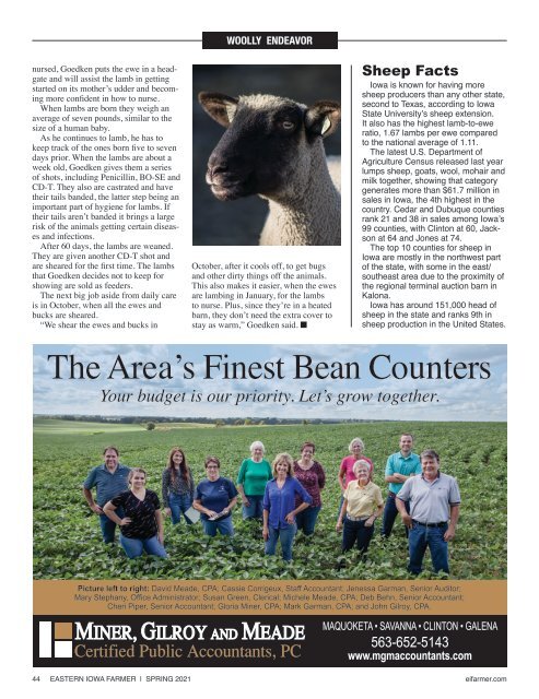 Eastern Iowa Farmer Spring 2021
