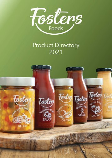 Fosters Foods 2021 Product Directory
