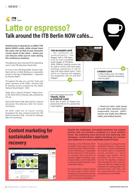 ITB Berlin News 2021 - Day 3 Edition